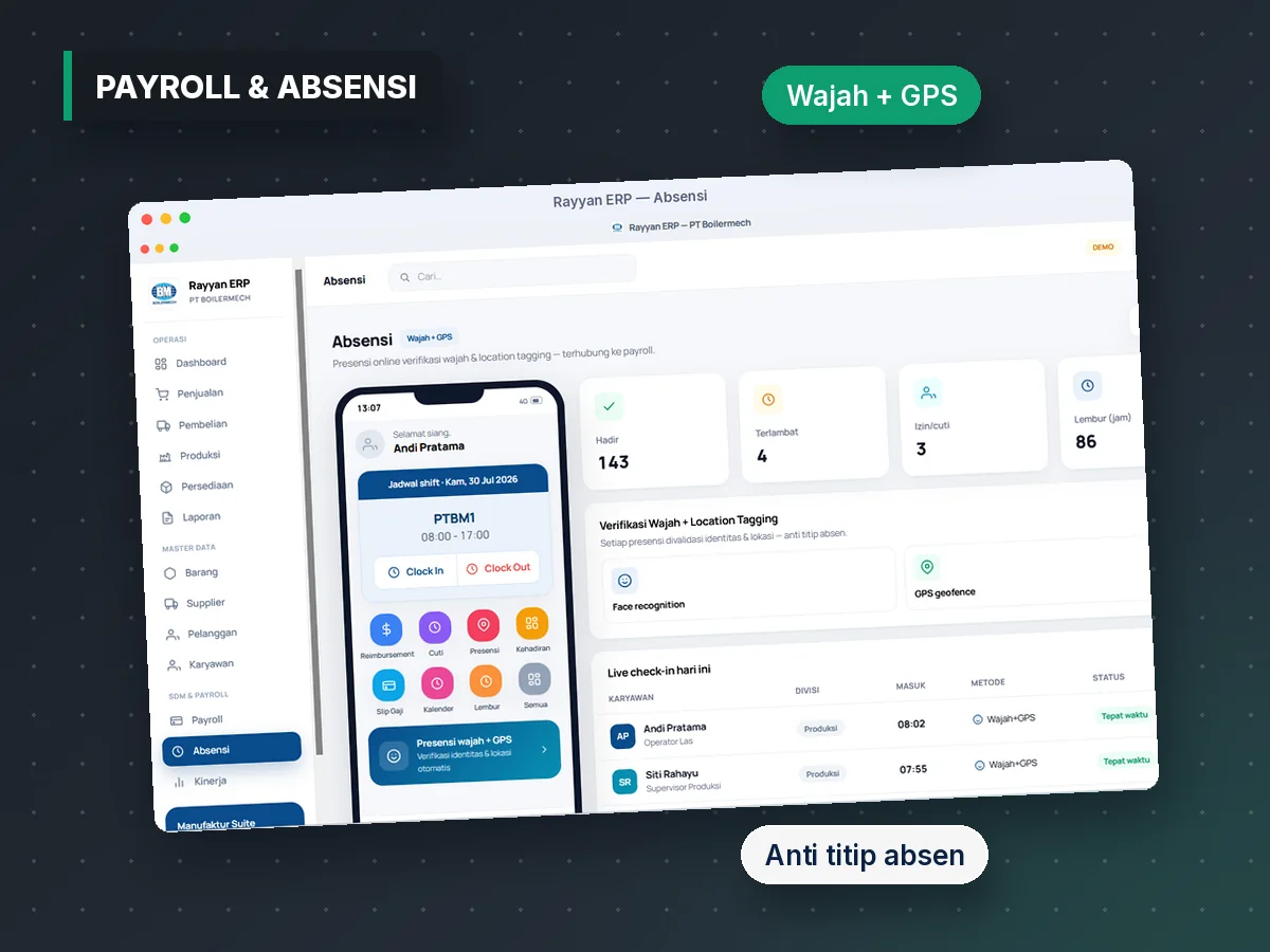 Sistem payroll dan aset