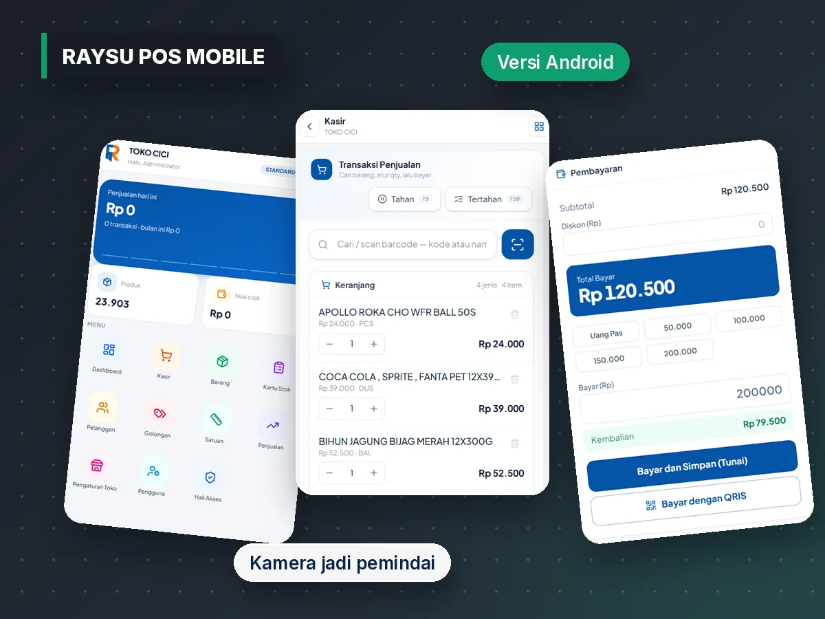 Aplikasi Raysu POS Mobile Android